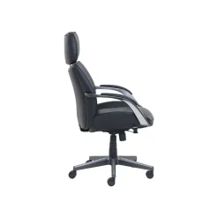 Office Chairs*Beautyrest Leather Computer and Desk Chair, Black/Gray (51546)
