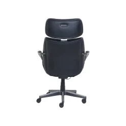 Office Chairs*Beautyrest Leather Computer and Desk Chair, Black/Gray (51546)