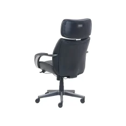 Office Chairs*Beautyrest Leather Computer and Desk Chair, Black/Gray (51546)