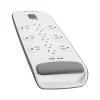 Belkin 12 Outlets Surge Protector, 6' Cord, White (BV112050-06)