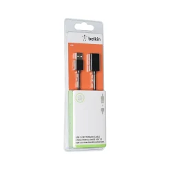 Belkin 10' USB A Male/A Female, Black (F3U153BT3M)