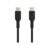 Belkin BOOST CHARGE 6.56' USB Type-C to Type-C Power Cable, Male to Male, Black (CAB004BT2MBK)