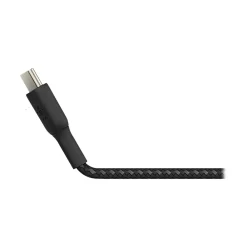Belkin BOOST CHARGE 6.56' USB Type-C to Type-C Power Cable, Male to Male, Black (CAB004BT2MBK)