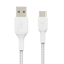 Belkin BOOST CHARGE 6.6' USB-C to USB-A Audio/Video Cable, White (CAB002BT2MWH)