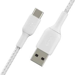 Belkin BOOST CHARGE 6.6' USB-C to USB-A Audio/Video Cable, White (CAB002BT2MWH)