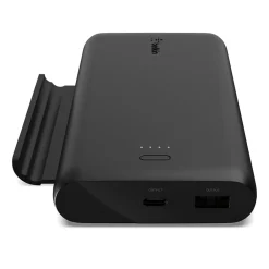 BOOST CHARGE USB Power Bank with Stand for Most Smartphones, 10000mAh, Black (BPZ002BTBK)<Belkin Hot