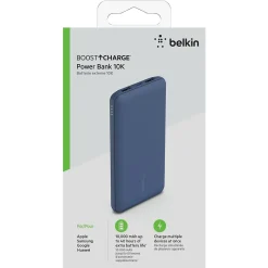 BOOST CHARGE USB Power Bank, 10000mAh, Blue (BPB011BTBL)<Belkin Outlet