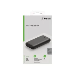 BOOST CHARGE USB Power Bank for Tablet/cellular phone, 20000mAh, Black (BPB002BTBK)<Belkin