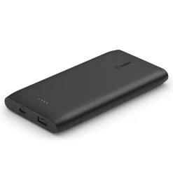 BOOST CHARGE USB-C PD Power Bank, 18W, 10,000 mAh + USB-C Cable, Black<Belkin New