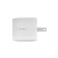 BOOST CHARGE 30W USB-C GaN Wall Charger + USB-C to Lightning Cable, White (WCH001DQ1MWH-B5)<Belkin Clearance