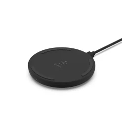 BOOST CHARGE 10W Wireless Charging Pad + QC 3.0 Wall Charger + Cable, Black<Belkin Online