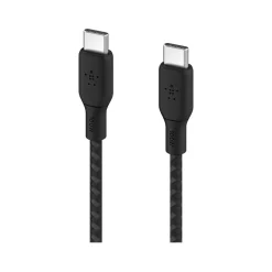 BoostCharge 6.56' USB-C to USB-C Power Cable, Male to Male, Black (CAB014BT2MBK)<Belkin Online