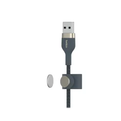 BOOST↑CHARGE PRO Flex Lightning to USB for iPhone/iPad/iPod Touch, Blue (CAA010bt2MBL)<Belkin Discount