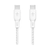BoostCharge USB Type-C to USB Type-C Charging Cable, 6.6 ft., White, 2/Pack (CAB014bt2MWH2PK)<Belkin