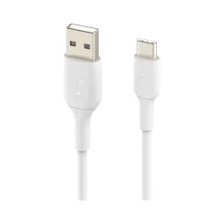 BoostCharge USB-C to USB-A Charging Cable, 3.3 ft., White, 2/Pack (CAB001bt1MWH2PK)<Belkin Discount