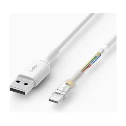 BoostCharge USB-C to USB-A Charging Cable, 3.3 ft., White, 2/Pack (CAB001bt1MWH2PK)<Belkin Discount