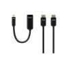 Belkin F2CD080BT12 12' Mini DisplayPort/HDMI Audio/Video Cable, Black