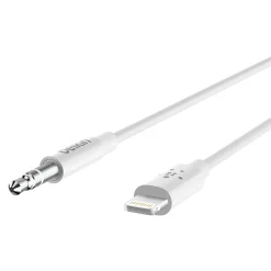 Belkin Lightning Audio Cable for iPhone/iPad/iPod Touch, White (AV10172BT03-WHT)