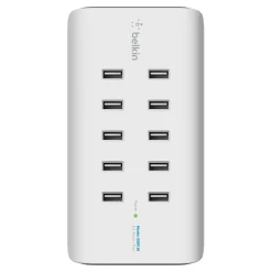 RockStar USB Charging Station for Most Smartphones, White (B2B139)<Belkin Clearance