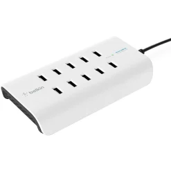 RockStar USB Charging Station for Most Smartphones, White (B2B139)<Belkin Clearance
