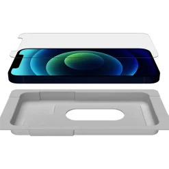 ScreenForce Tempered Glass Treated Screen Protector for iPhone 12/12 Pro (OVA021zz)<Belkin New