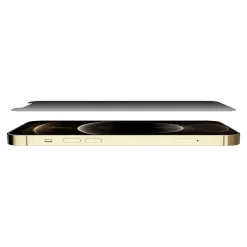 SCREENFORCE TemperedGlass Privacy Protector for iPhone 12 Pro Max (OVA031zz)<Belkin Hot