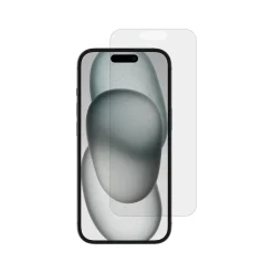 ScreenForce Tempered Glass Protector for iPhone 15 (OVA147zz)<Belkin Clearance