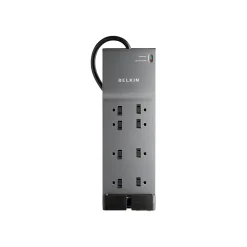 Belkin with Telephone Protection 8 Outlets Home/Office Surge Protector, 6 ft. Cord, (BKNBE10820006)