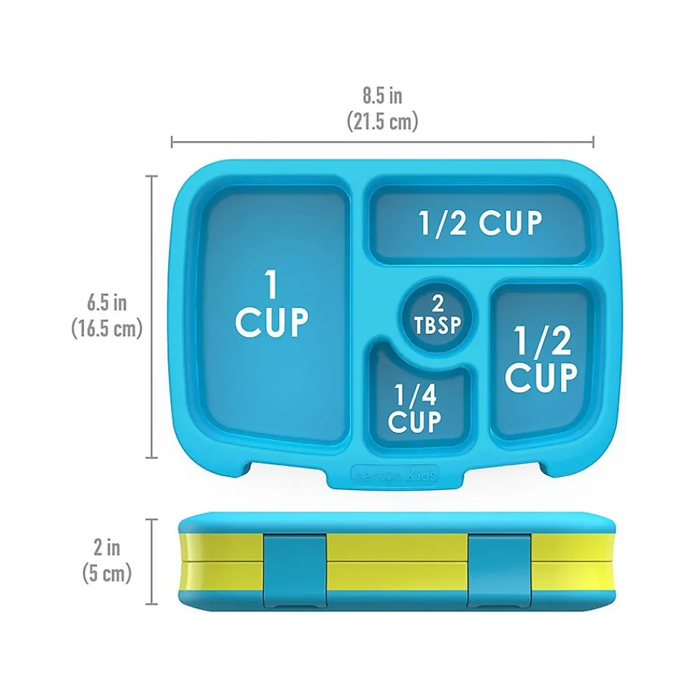 bentgo Kids Brights Lunch Box, Citrus Yellow, 19 oz. (BGOBRTS-C)