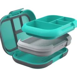 bentgo Kids Chill Lunch Box, Electric Aqua (BGOCHL-EA)
