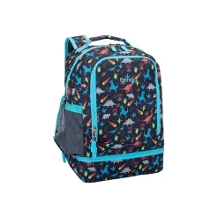 Kids Prints Dinosaur Backpack with Lunch Box, Multicolor (BGBKPAK-DNO)<bentgo Best