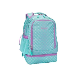 Kids Prints Mermaid Scales Backpack with Lunch Box, Teal/Purple (BGBKPAK-MMD)<bentgo Outlet