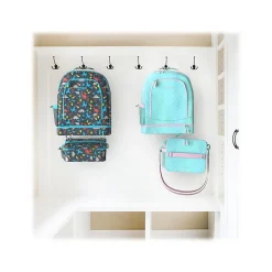 bentgo Kids Prints Mermaid Scales Lunch Bag, Teal/Purple (BGPTBAG-MMD)