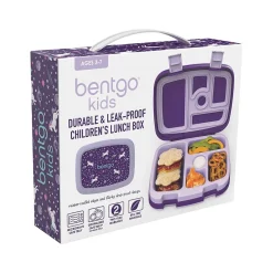 bentgo Kids Prints Unicorn Lunch Box, Multicolor (BGKDPT-UNI)