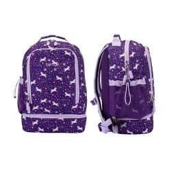 Kids Prints Unicorn Backpack with Lunch Box, Multicolor (BGBKPAK-UNI)<bentgo Discount