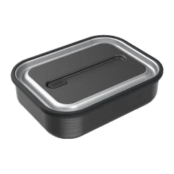 bentgo MicroSteel Lunch Box, Carbon Black, 41 oz. (BGSTLCH-CB)