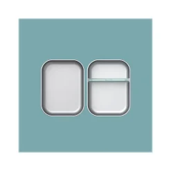 bentgo MicroSteel Lunch Box, Aqua, 41 oz. (BGSTLCH-AQ)