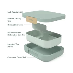 bentgo Modern Lunch Box, Mint Green, 44 oz. (BGOMDN-MG)