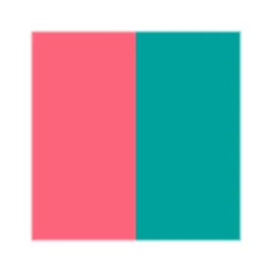 bentgo Pop Lunch Box, Bright Coral/Teal (BGOPOP-BC)