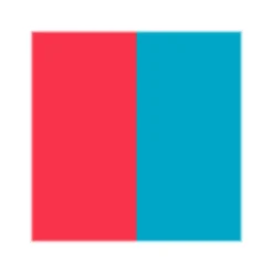 bentgo Pop Lunch Box, Flame Red/Turquoise (BGOPOP-FL)