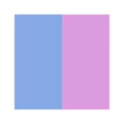 bentgo Pop Lunch Box, Periwinkle/Pink (BGOPOP-PW)