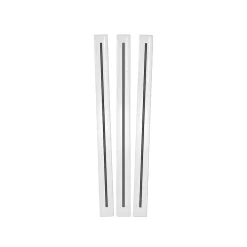 BERK Individually Wrapped Black Plastic Stirrer, 500/Box (1241213)