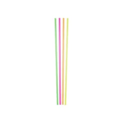 Berkley Square Neon Assorted Colors Stirrer Straws, 1000/Pack (1241202)