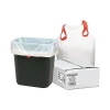 Draw 'N Tie 13 Gallon Trash Bag, 24" x 27.38", Low Density, 0.9mil, White, 200 Bags/Box (1DK200)<Berry Global Online