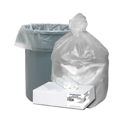 Good'nTuff 45 Gallon Industrial Trash Bag, 40" x 46", High Density, 10 mic, Natural, 250 Bags/Box (GNT4048)<Berry Global Clearance