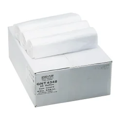 Good'nTuff 56 Gallon Industrial Trash Bag, 43" x 48", High Density, 14 mic, Natural, 200 Bags/Box (GNT4348)<Berry Global Outlet