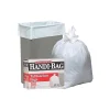 Handi-Bag 13 Gallon Trash Bag, 23.75" x 28", Low Density, 0.6 mil, White, 100 Bags/Box (HAB6FK100)<Berry Global Discount