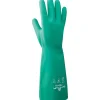 Best Manufacturing Company Green Caustics Resist Chemical Resistant Glove, 7, 12/Pack