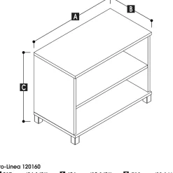 Storage Cabinets*bestar ® Pro-Linea 28" Laminate 2-Shelf Bookcase, White (120160-1117)