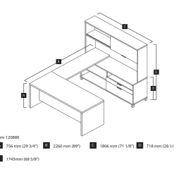 Computer Desks*bestar Pro-Linea 71